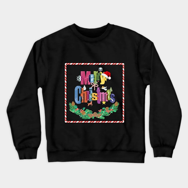 Xmas illustration Crewneck Sweatshirt by Dress Wild